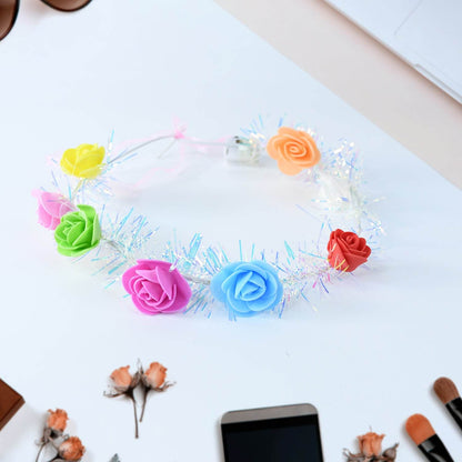 Led Flower Crown Headband  Multicolor Light-up (1 Pc) - Best Deals at BeSh Deals®