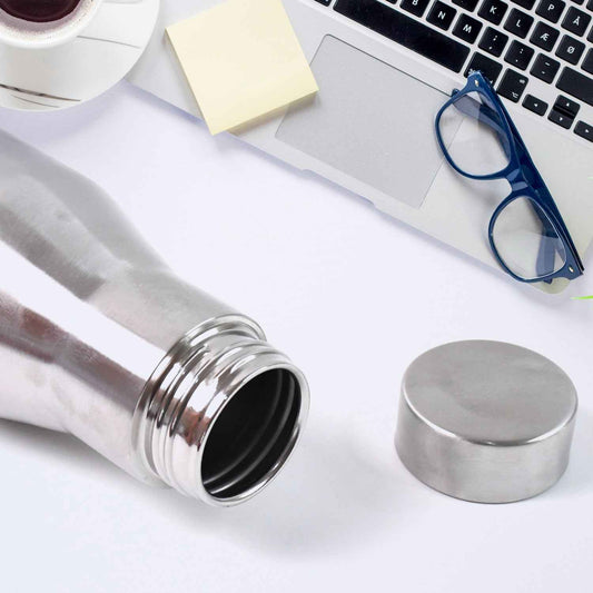Stainless Steel Double Wall Vacuum-insulated Drink Water Bottle (1000 Ml Approx)