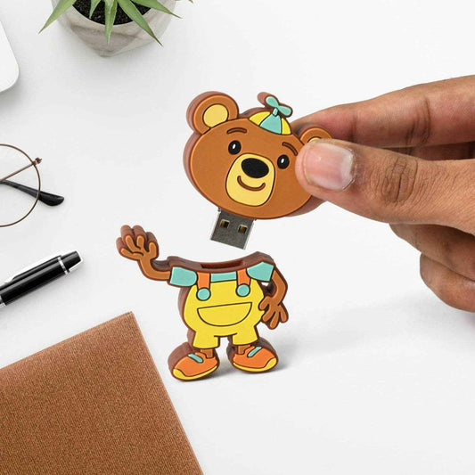 Portable Cartoon Shape Silicone Usb Pen Drive  Flash Disk (15 Gb With Baby Rhymes Song  1 Pc) - Best Deals at BeSh Deals®