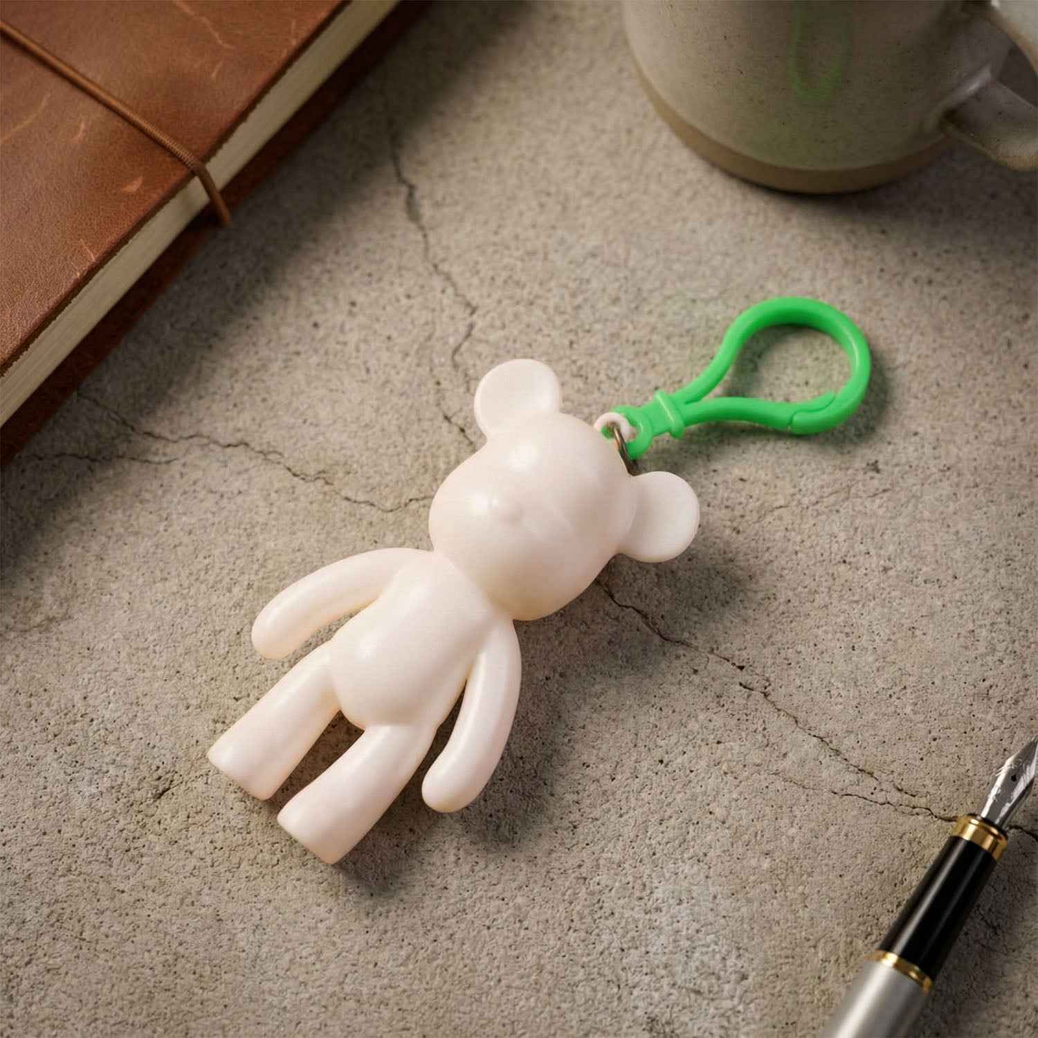 Cute Bear Shape Decorative Keychain (1 Pc)