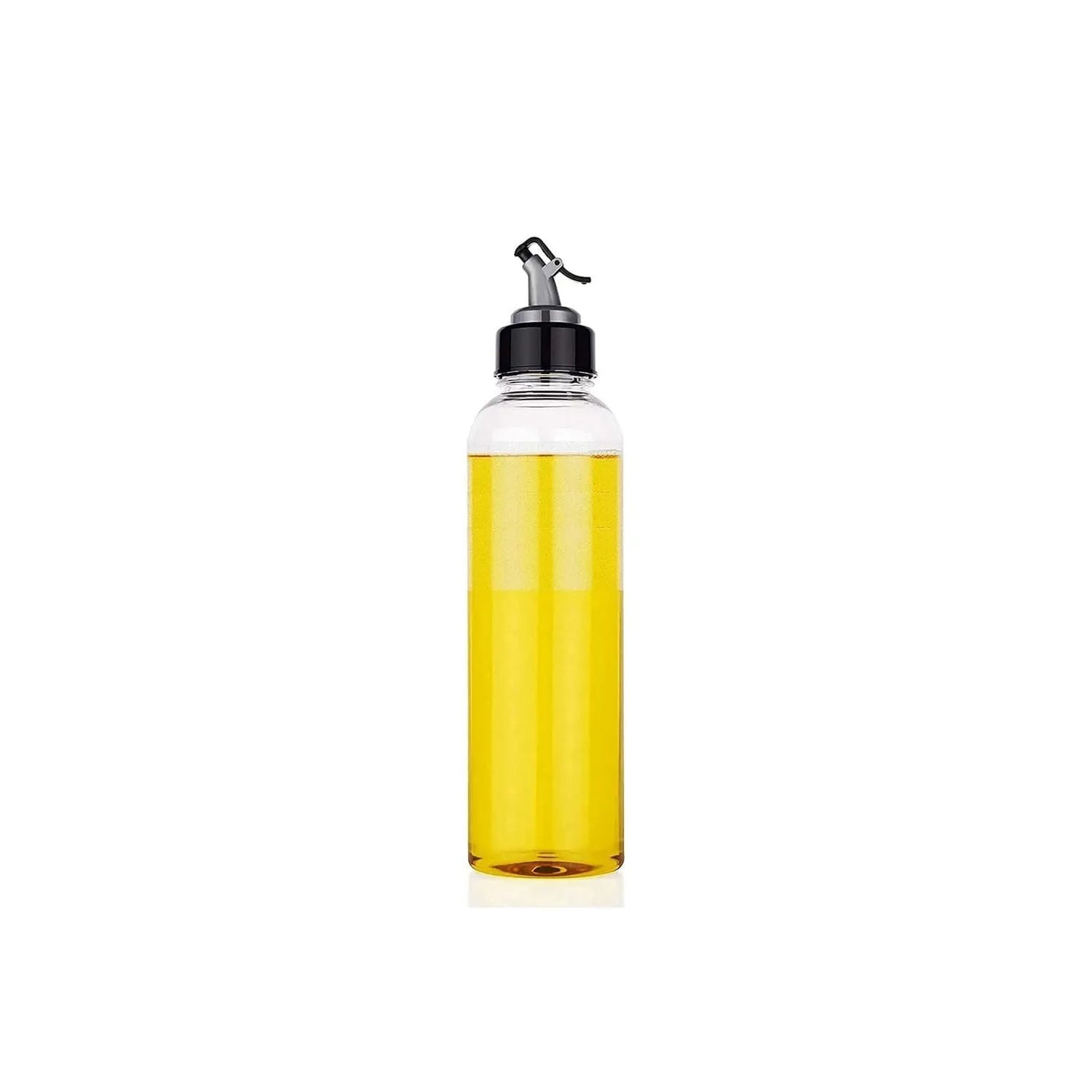 1Ltr Oil Dispenser With Lid Clear Drip Free Spout Controlled Use - BeSh Deals®