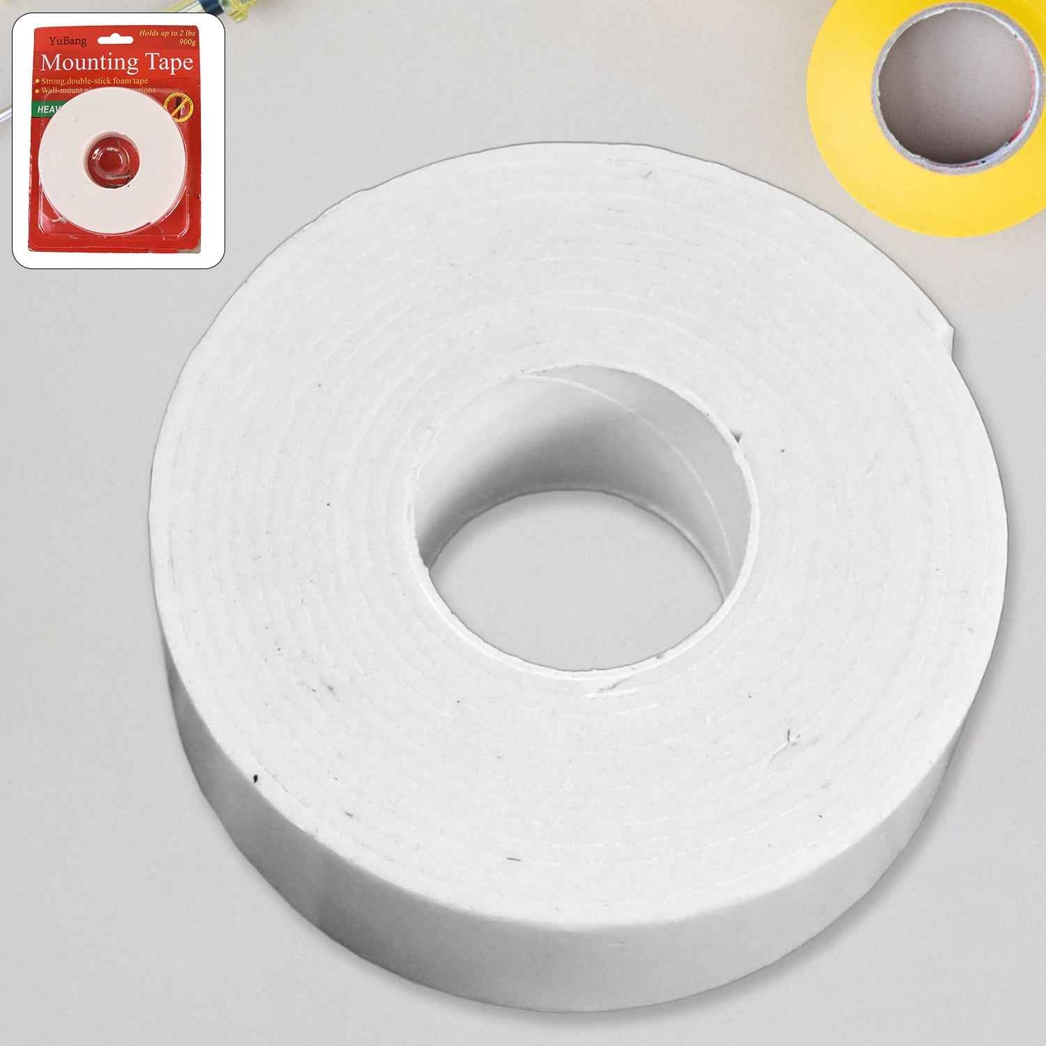 Strong Double Sided Tape Foam Mounting Tape (1 Pc  Big)