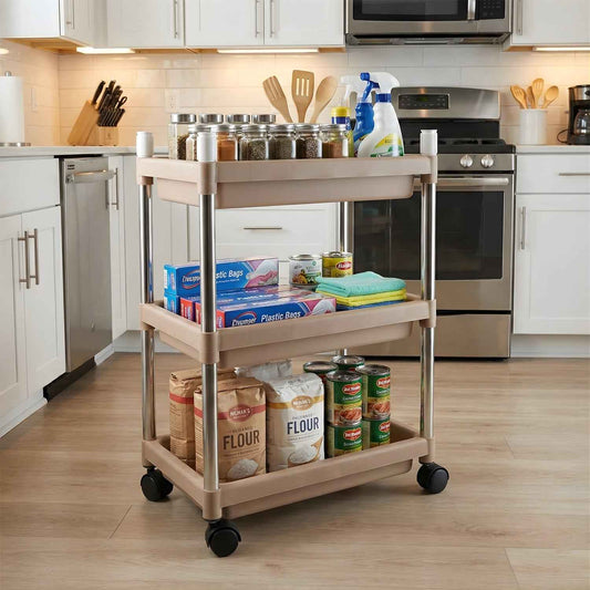 3 Layer Multipurpose Storage Trolley - BeSh Deals®