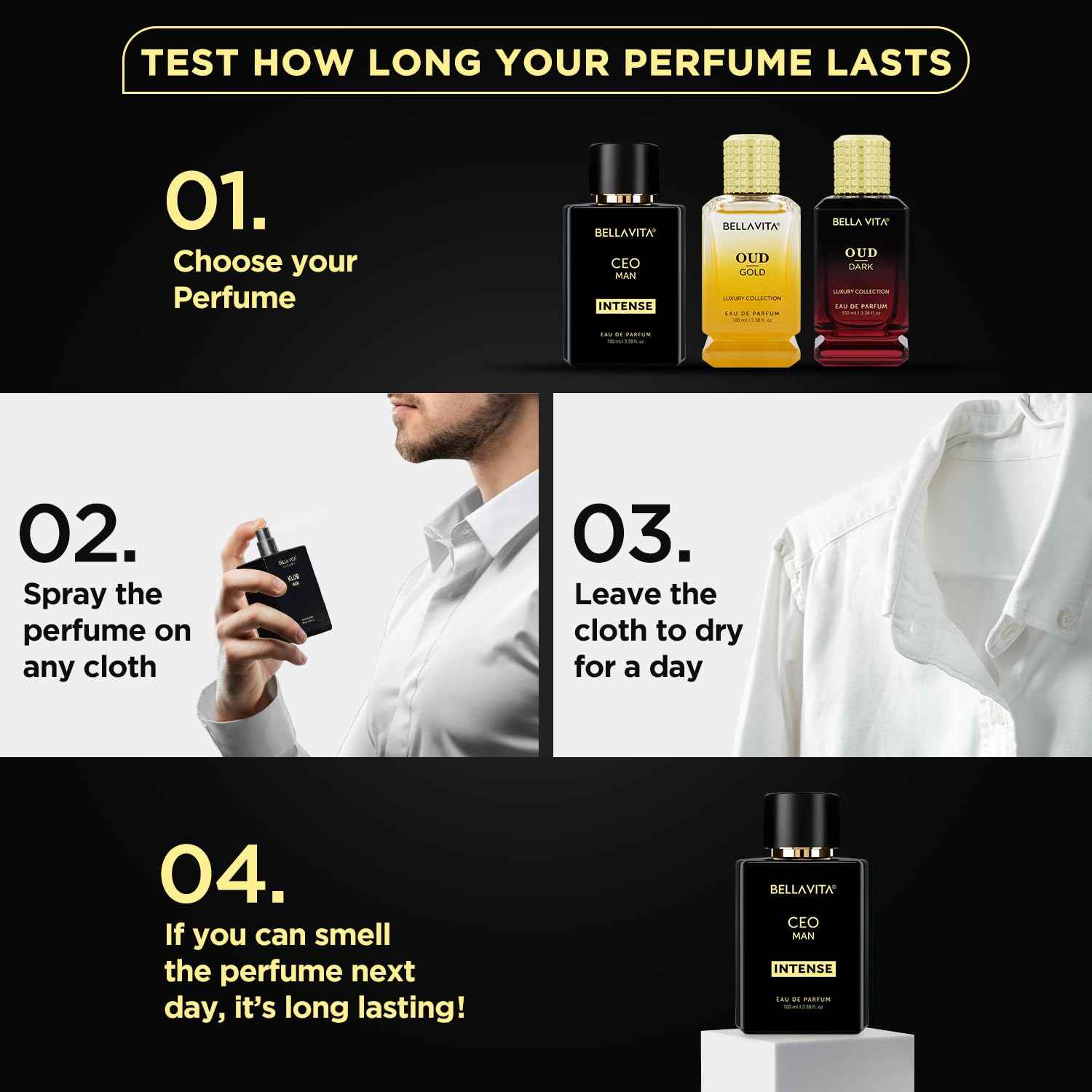 Bellavita Premium Ceo Man Intense Eau De Perfume 100 Ml