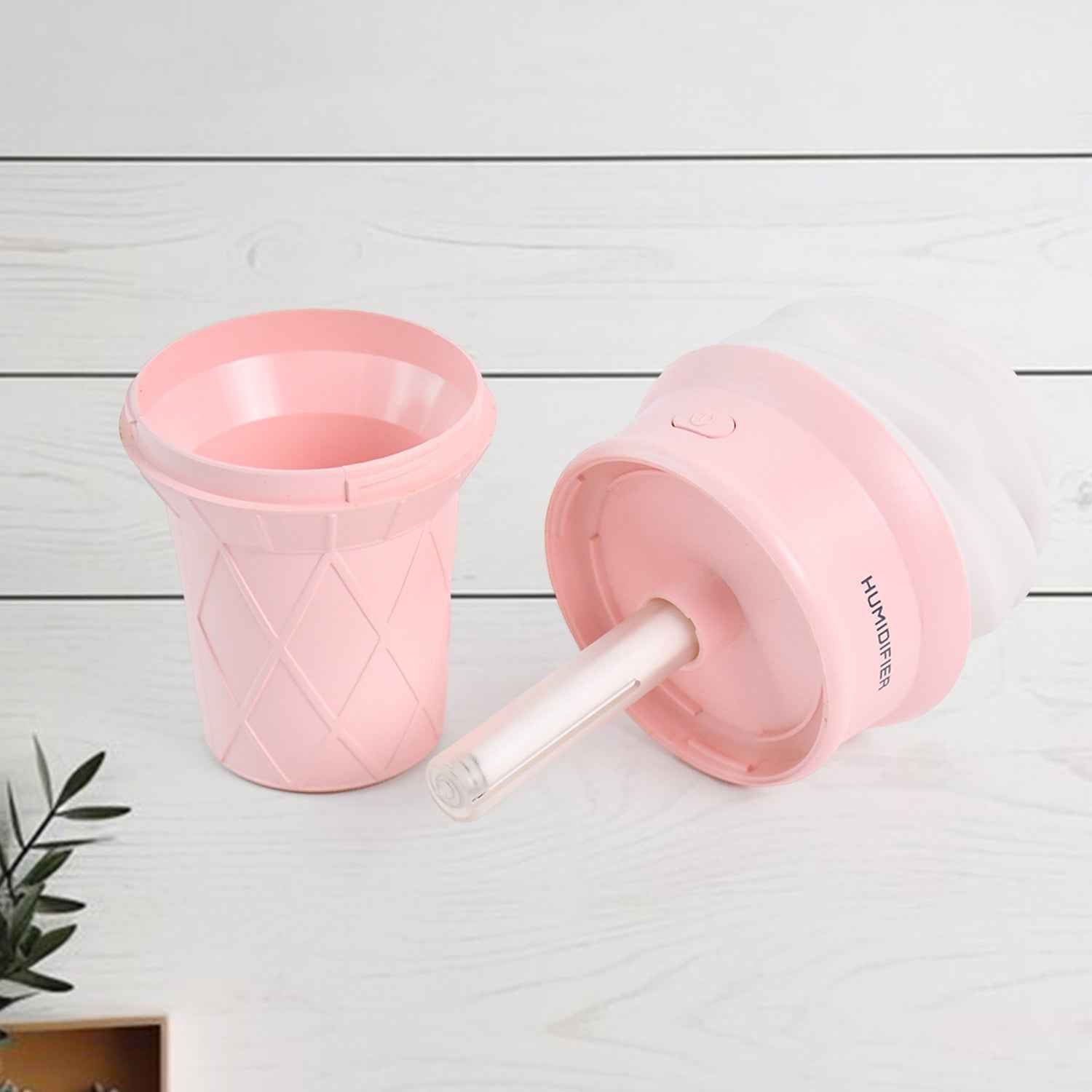 Ice Cream Cone Shape Air Freshener Humidifier (1pc  Pink)