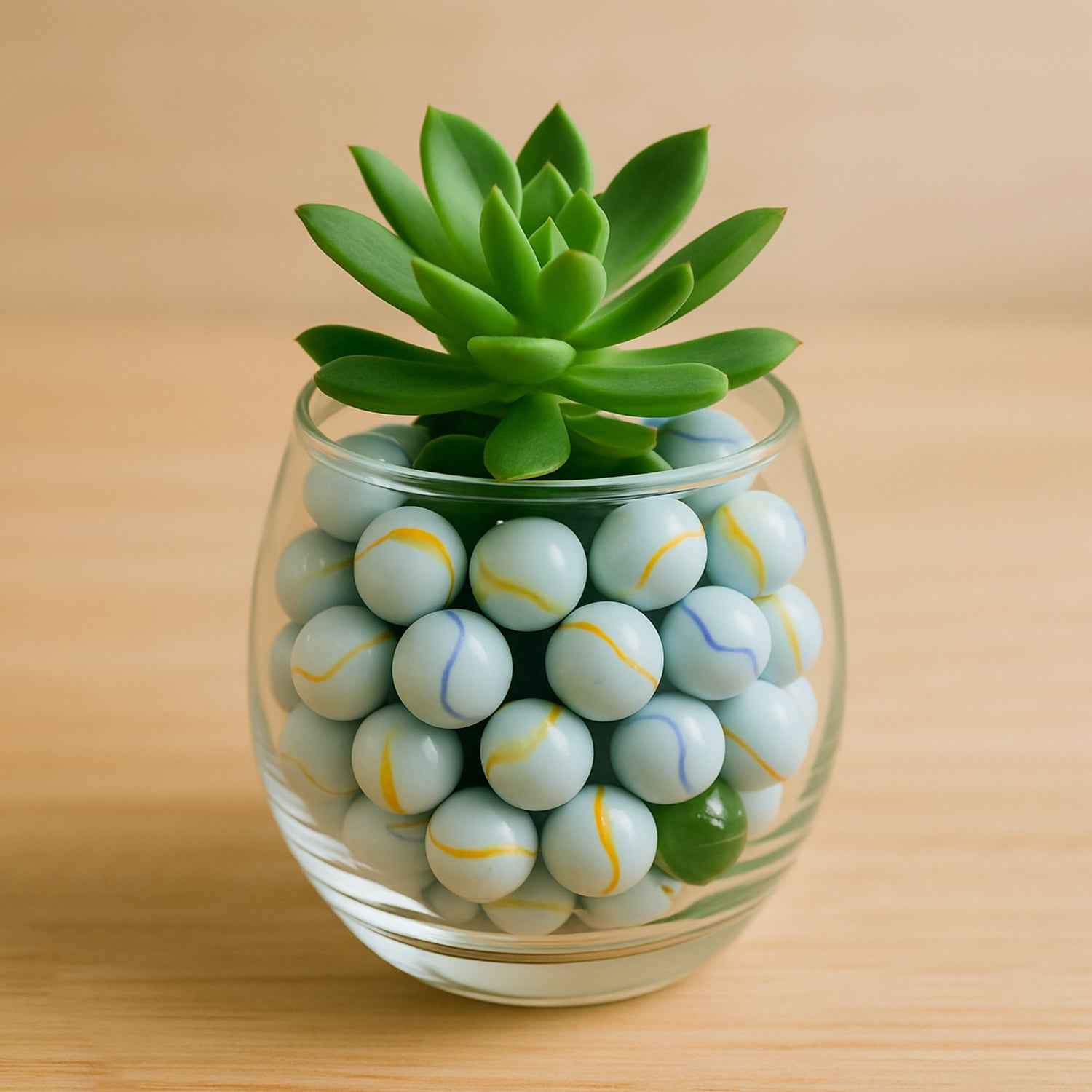 Classic Glass Marbles Pack Of Approx 30 Pc