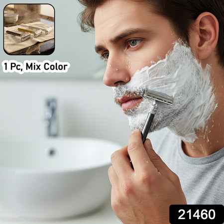 Classic Double Edge Shaving Razor For Men (1 Pc Mix Color)