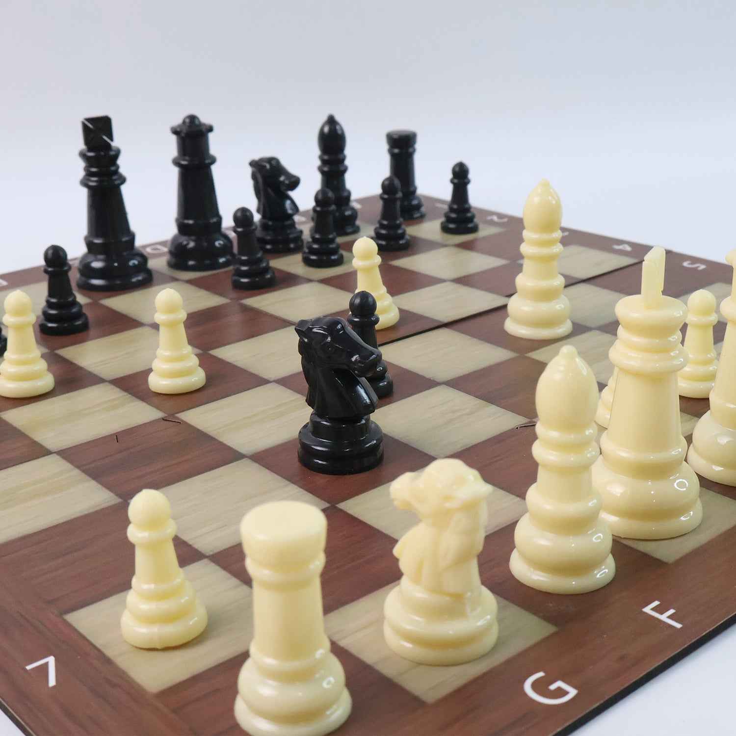 Chess  Checkers 2-in-1 Travel Game - (1 Set)