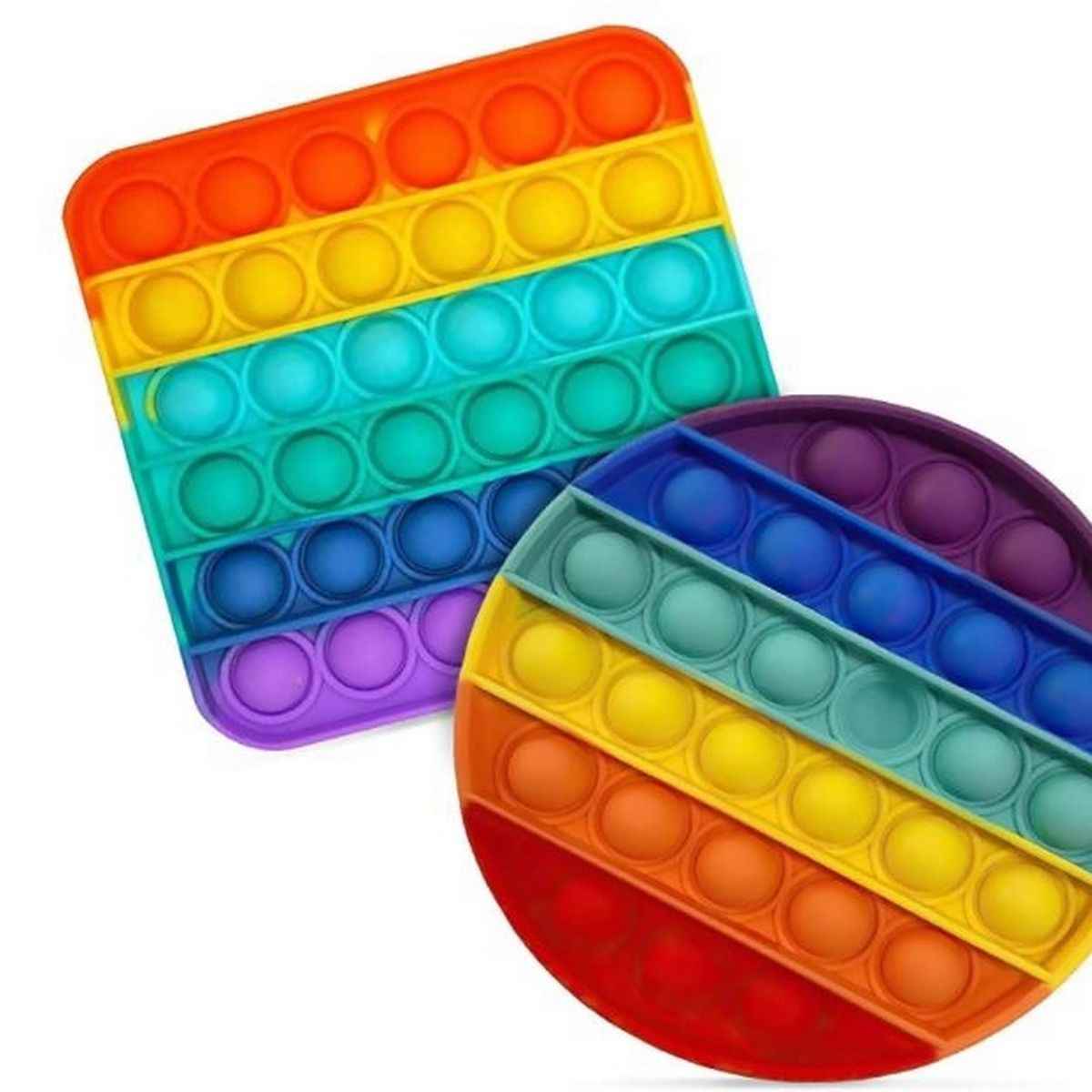 4752 Random Shape Rainbow Colored Fidget (1pc Only)