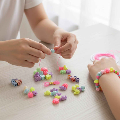 Diy Kids Beading  Jewelry Making Craft Kit (1 Set)