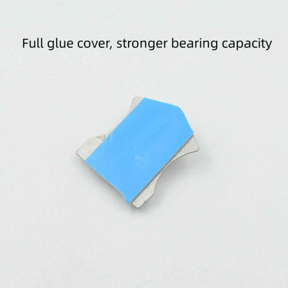 9416 Multipurpose Stainless Steel Wall Hanging Hook 18 Pc Self Adhesive Stainless Steel Heavy Duty Wall Hooks For Hanging Clothes Calender Bathroom Tiles Kitchen Key Hange (18 Pc Set)