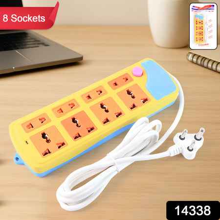 Multi Socket Extension Board (8 Socket  1 Pc)