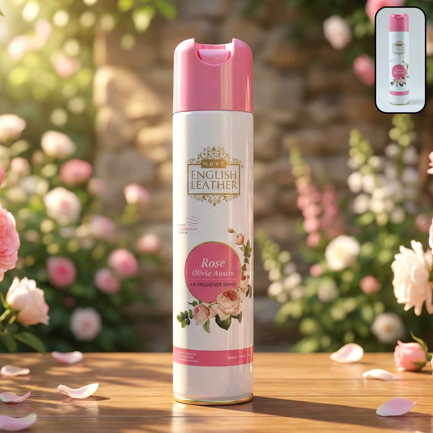 Next Premium English Leather Rose Air Freshener Spray 220 Ml
