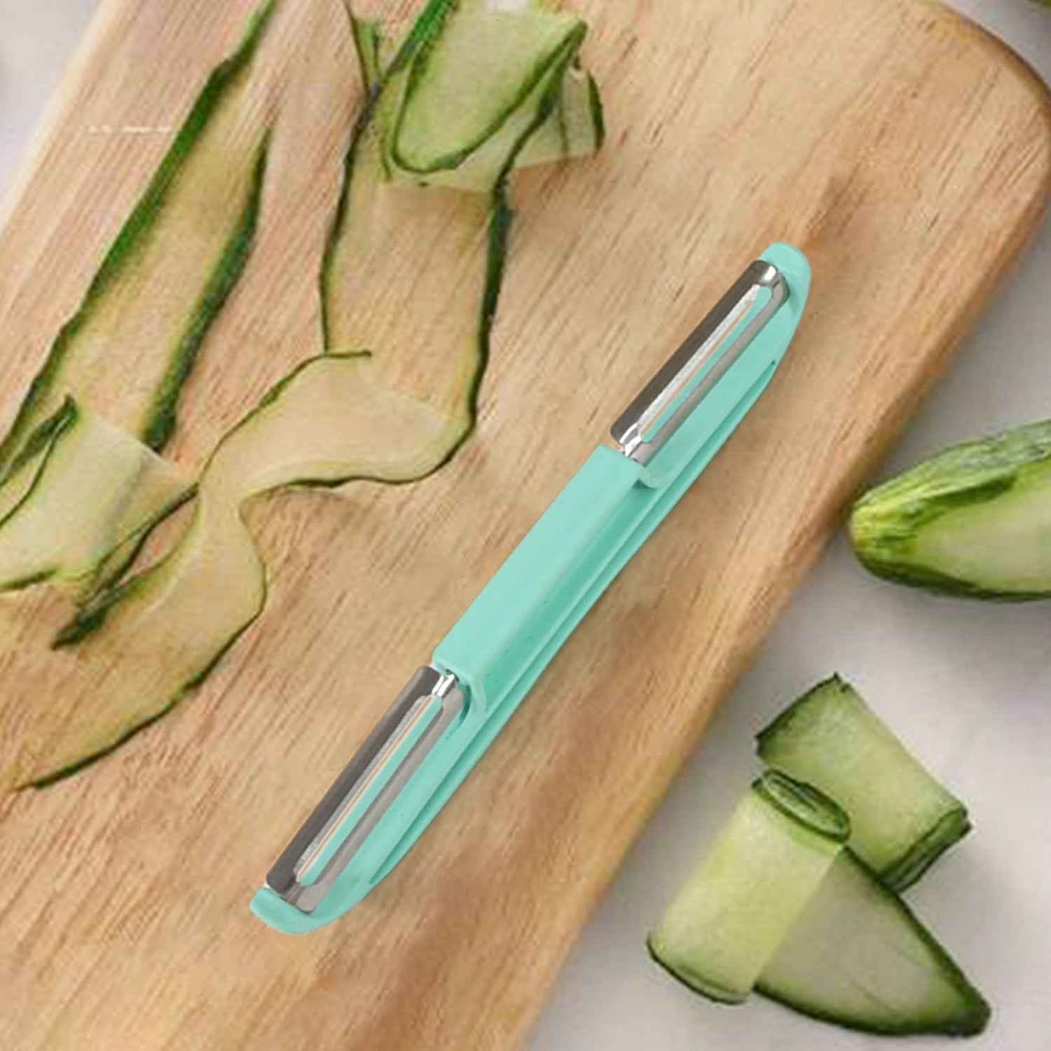 Double Side Potato Peeler Stainless Steel Peeler Cutter (1 Pc)