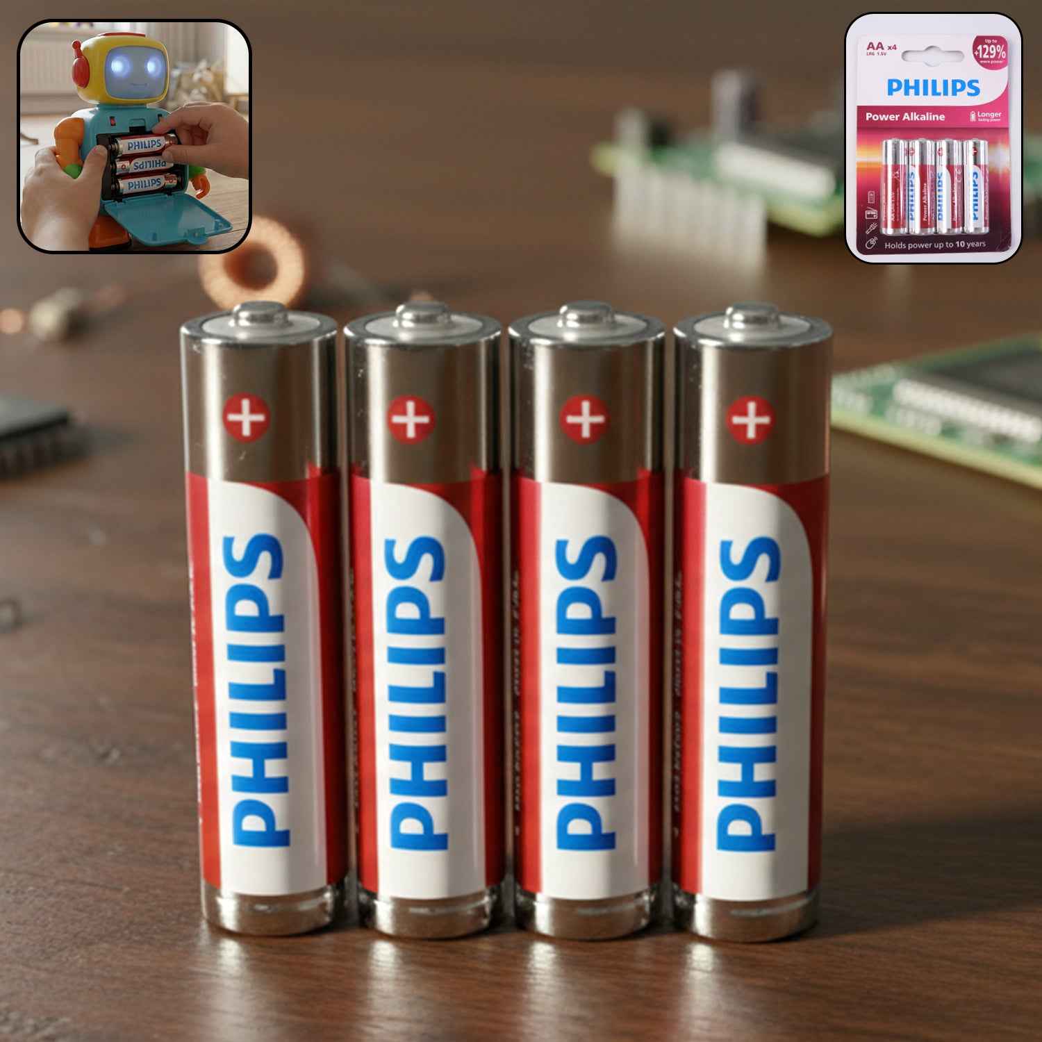 Aa Alkaline Batteries 4 Piece Pack