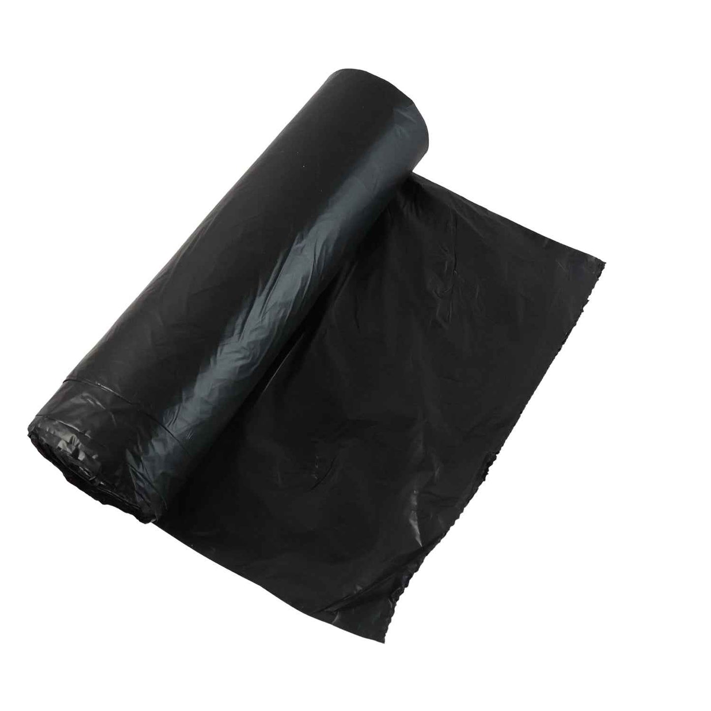 Heavy-duty Black Garbage Bag Roll For Home  Commercial Waste Disposal (1 Roll)