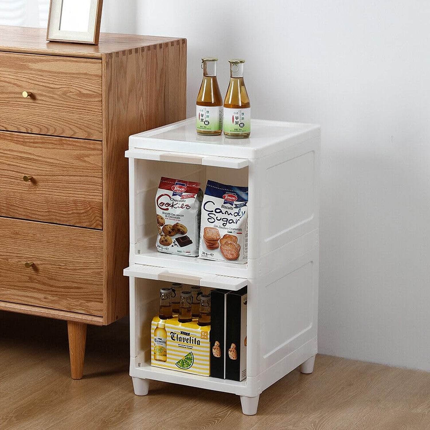 Multipurpose Storage Cabinet Storage Solutions Plastic Drawers  Multi Layer Wardrobe Storage Drawers  Foldable Multipurpose Drawer Units For Kitchen Bathroom Bedroom Cloth (2 Layer) - Best Deals at BeSh Deals®