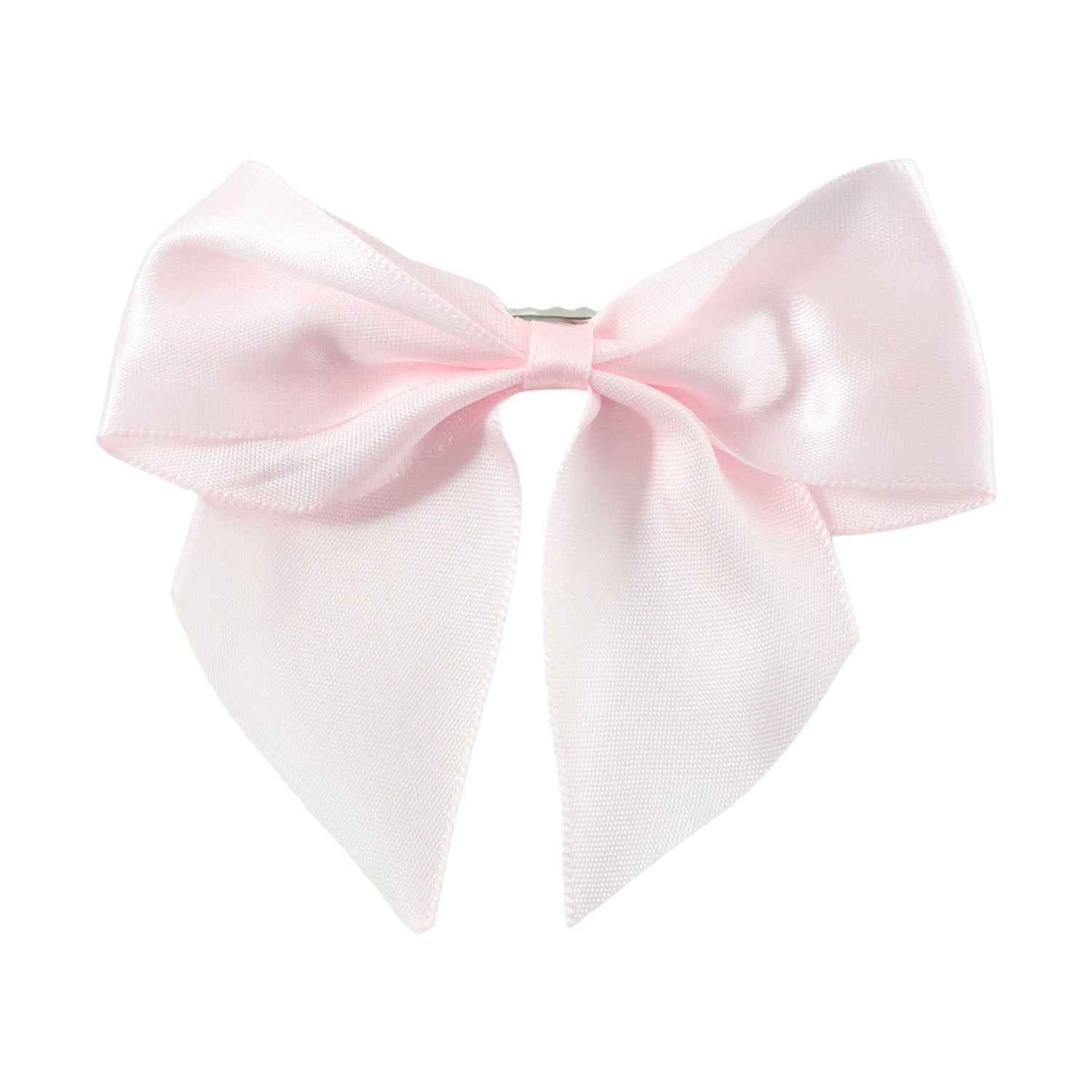 Elegant Satin Hair Bow Clip For Girls  Women (1 Pc)