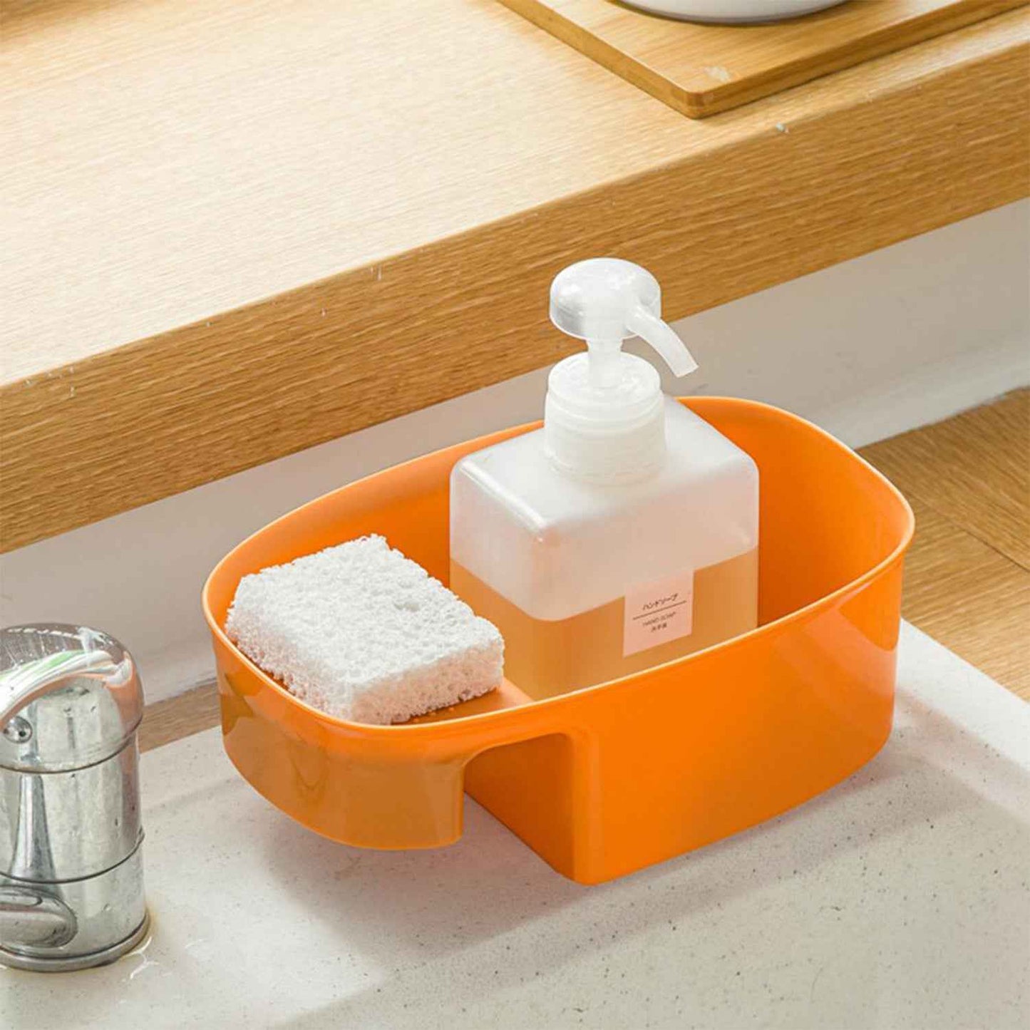 2833 Kitchen Dish Drainer And Drying Rack Sink Basket For Washing Bowls Utensils Vegetables Fruits Storage Organiser
