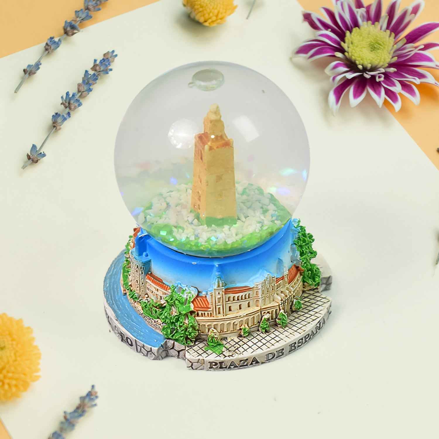 Snow Globes Souvenirs Desk Table Office Decoration (1 Pc)