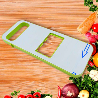 5842 Slicer For Kitchen 5 In 1 Foldable Vegetable Slicer Blade Potato Cutter Veggie Slicer Onion Slicer Julienne Grater With Protective Guards Stainless Steel Blade