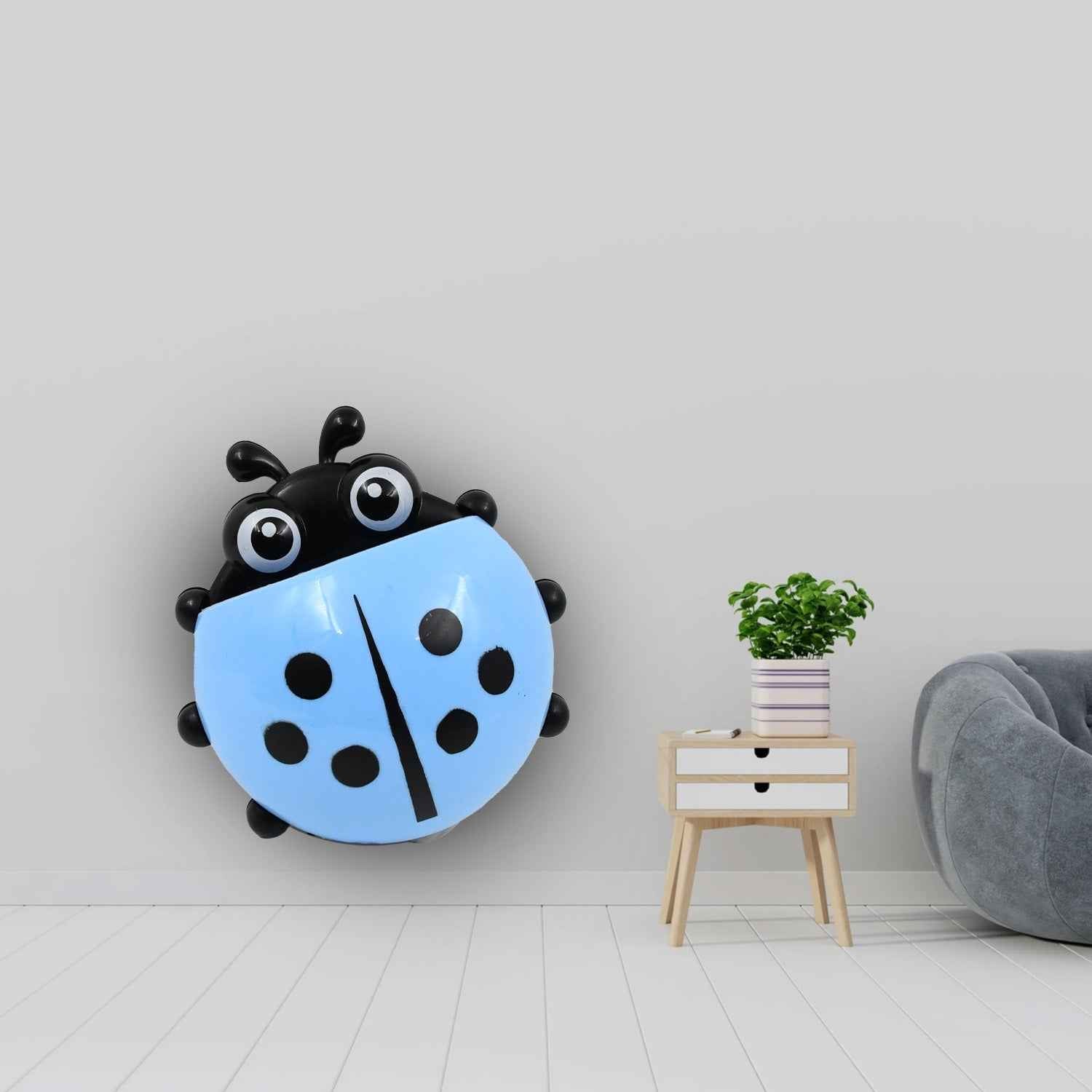 Ladybug Toothbrush Holder (1 Pc)