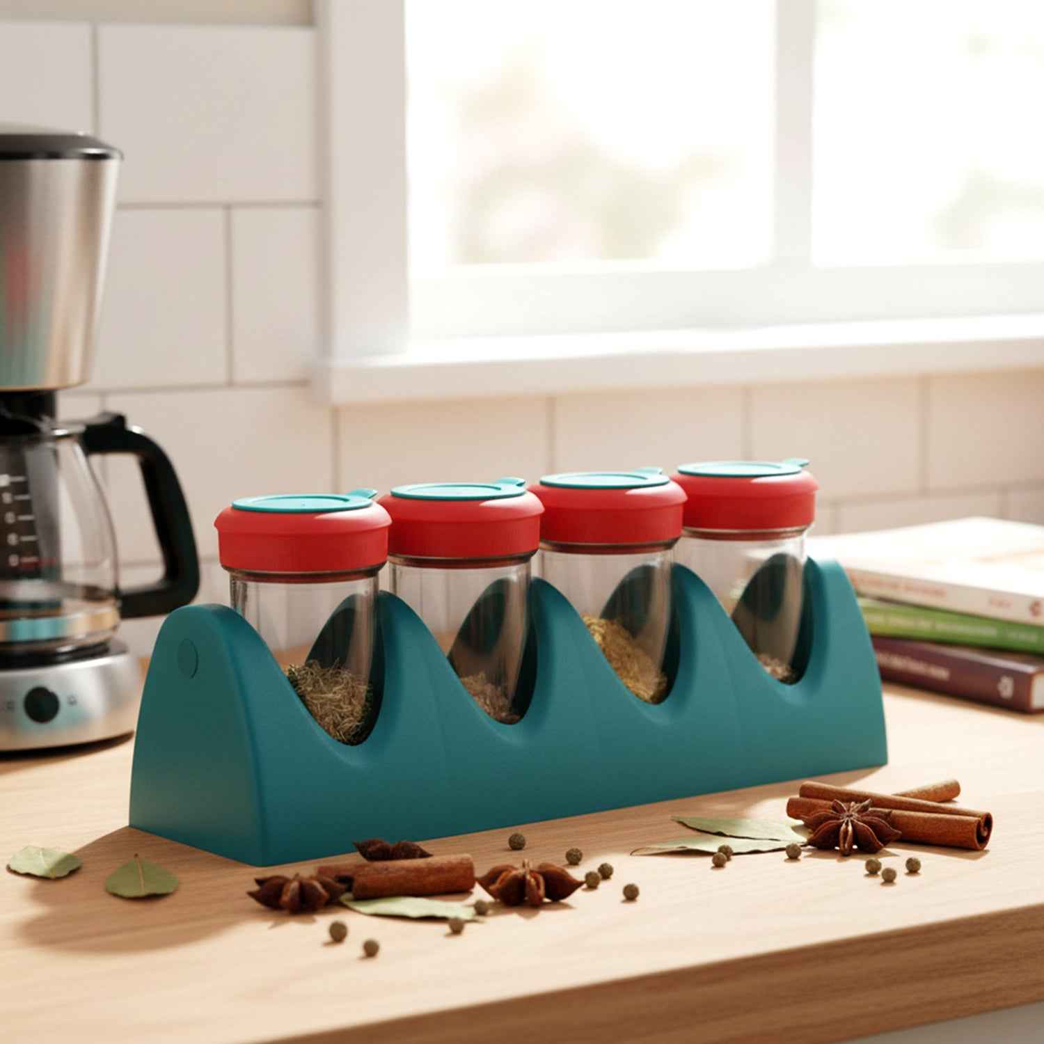 4-in-1 Multipurpose Spice Shaker Set (1 Set)