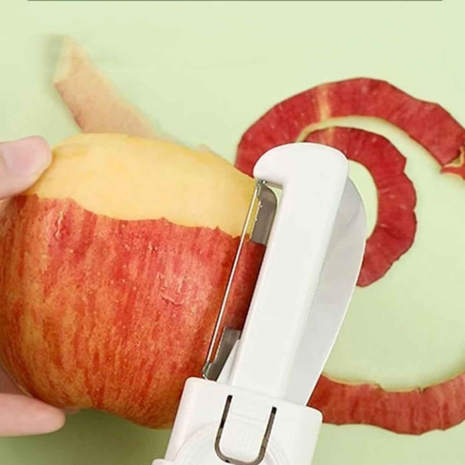 Dual-use Knife And Peeler 2-in-1 Stainless Steel Blades Wiith Case (1 Pc)