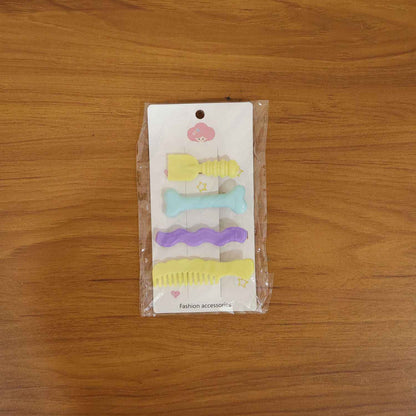 Decorative Alligator Hair Clips Set For Girls  Women  Cute Styling Pins (4 Pc)