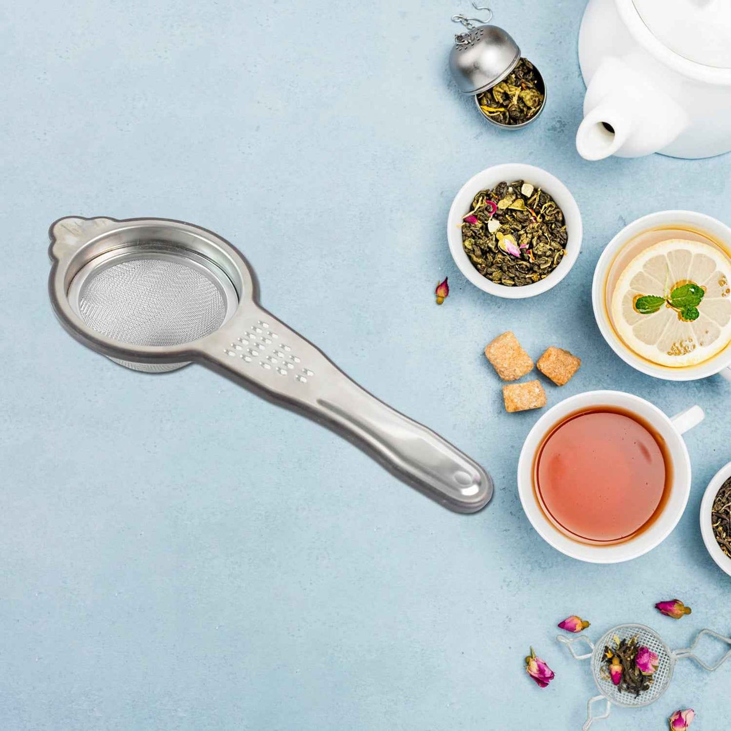 Heavy-duty Stainless Steel Fine Mesh Tea Strainer (1 Pc)