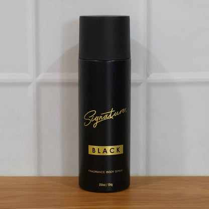 Signature Premium Black Fragrance Body Spray 200 Ml