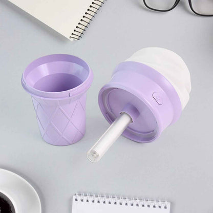 Ice Cream Cone Shape Air Freshener Humidifier (1pc  Purple )