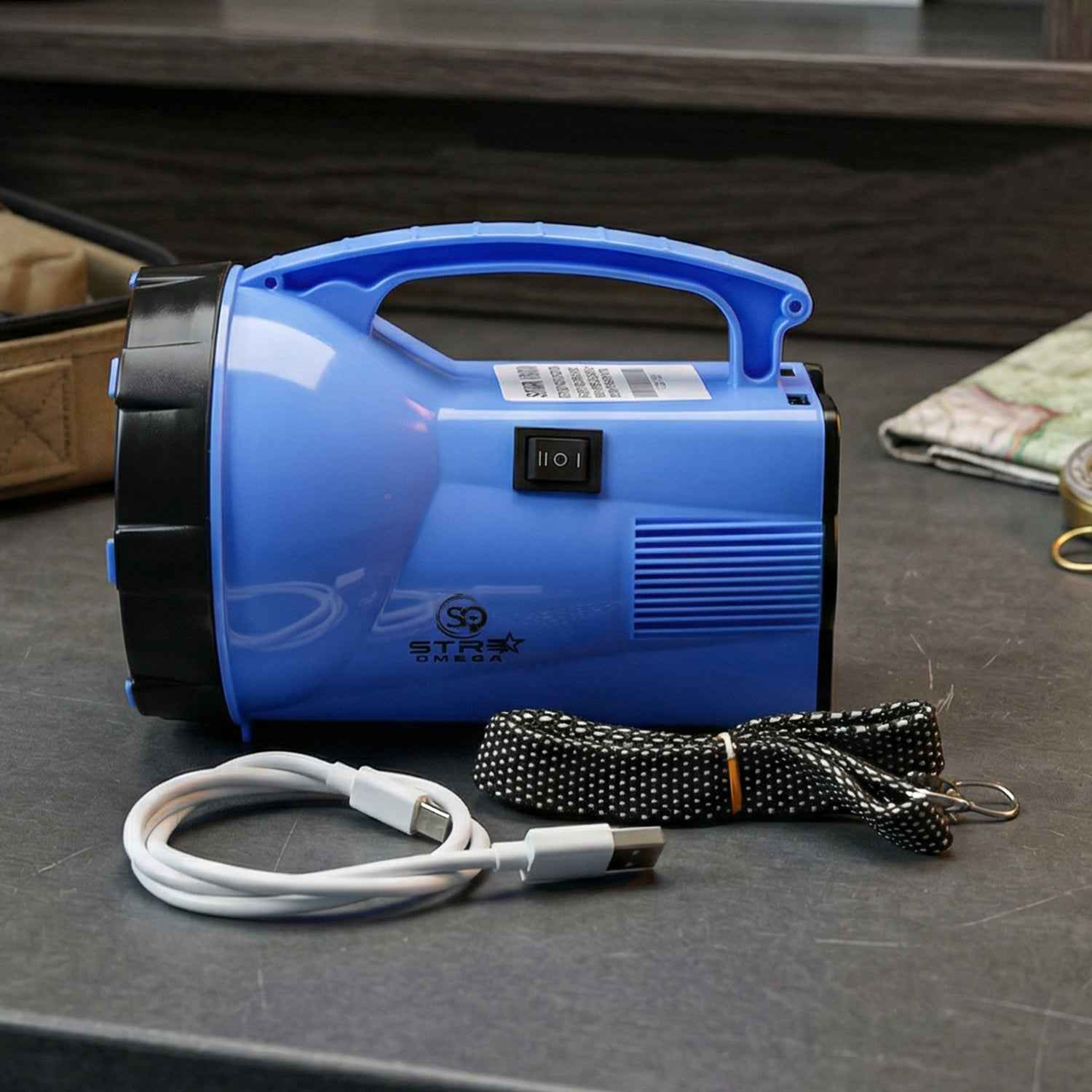 Omega 35w Rechargeable Led Laser Light With High Power Beam (1 Pc 35w)