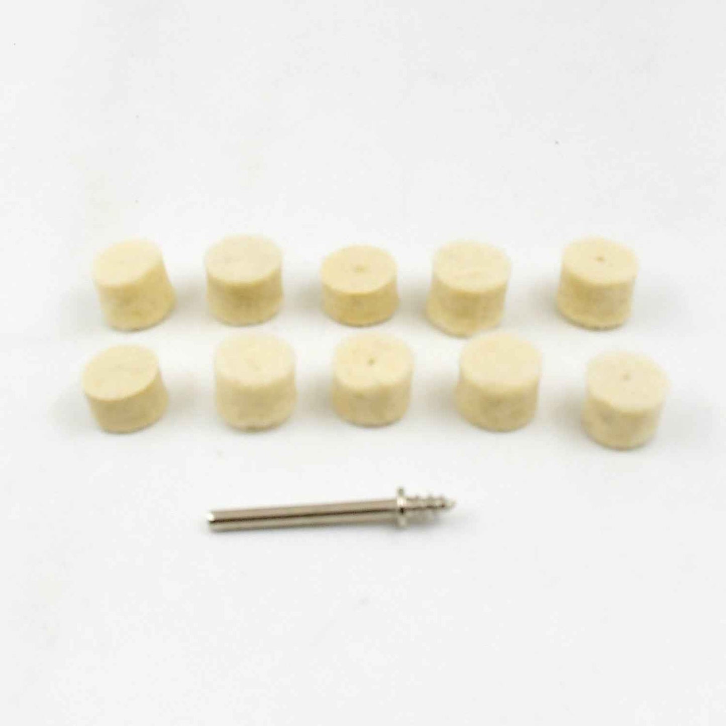 Rotary Tool Accessory Wool Felt Polishing Pad Felt (11 Pcs Set)