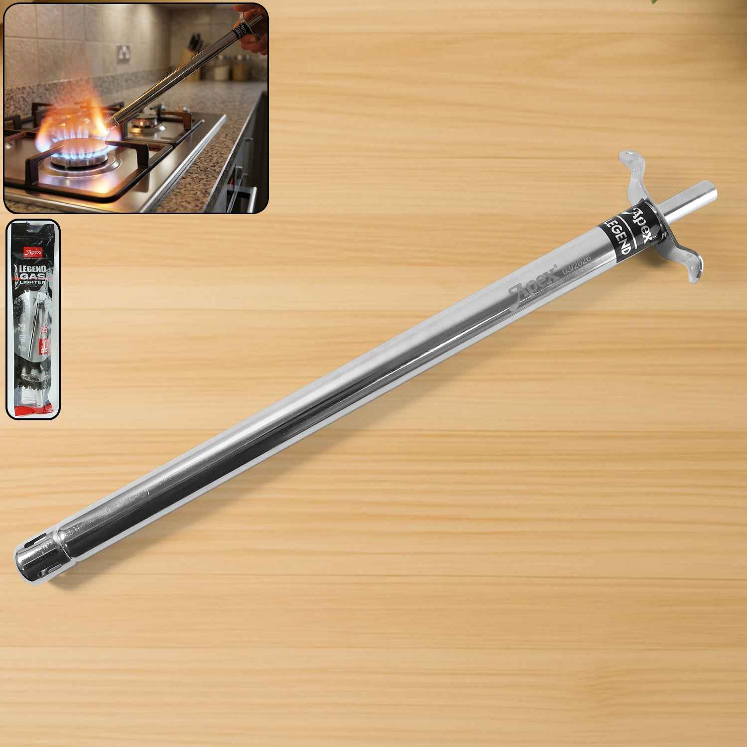 Long Stainless-steel Gas Stove Lighter (1 Feet)