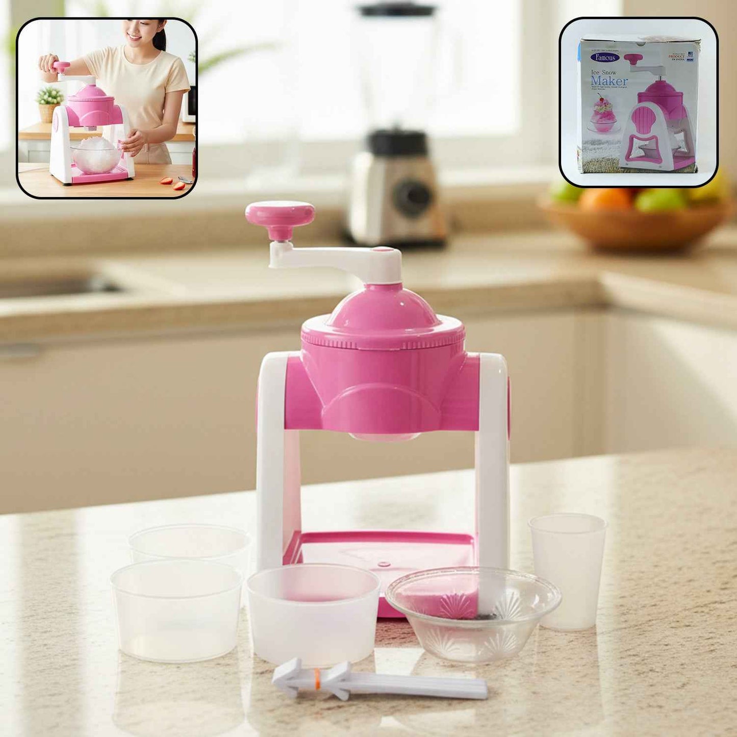 Manual Gola Maker (Pink Color)