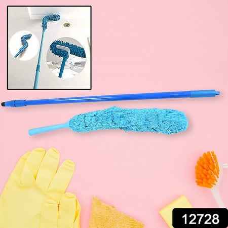 12728 Long Handle Dust Cleaning Brush Adjustable Microfiber Dust Brush Foldable Home Appliances Ceiling Cleaner Latest Home Improvement Products