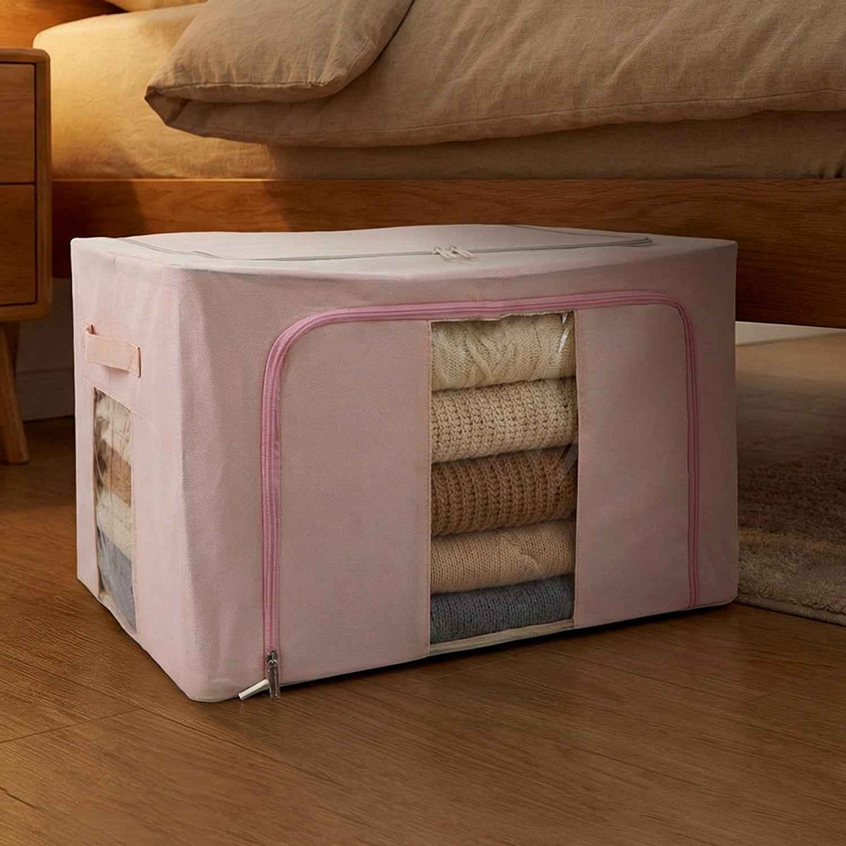 Foldable Fabric Clothes Storage Organizer Box (33  49 Cm 1 Pc)
