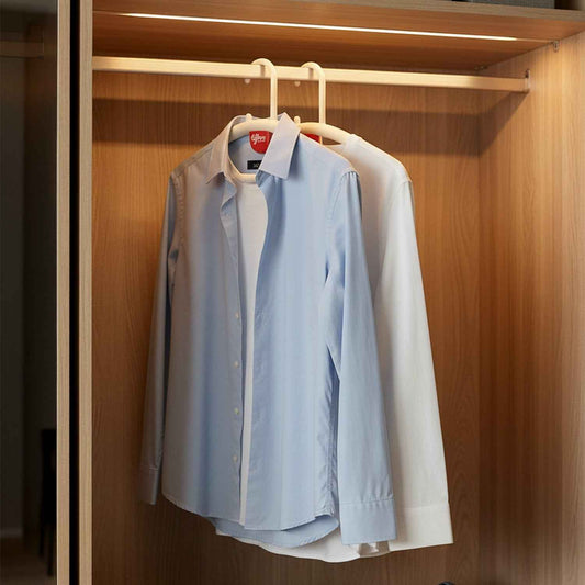 Multipurpose Anti-slip Plastic Clothes Hanger With Fragrance Holder (1 Pc)