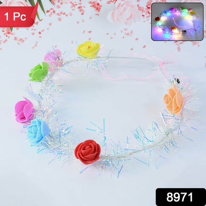 Led Flower Crown Headband  Multicolor Light-up (1 Pc) - Best Deals at BeSh Deals®
