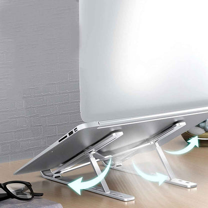 Metal Portable Laptop Stand With 7 Adjustable Angles (1 Pc)