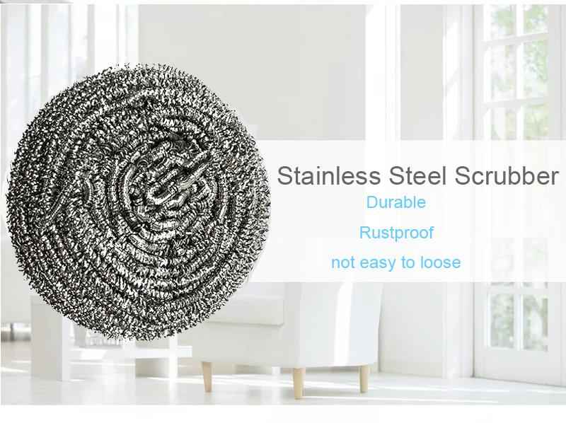 2383 Round Shape Stainless Steel Ball Scrubber