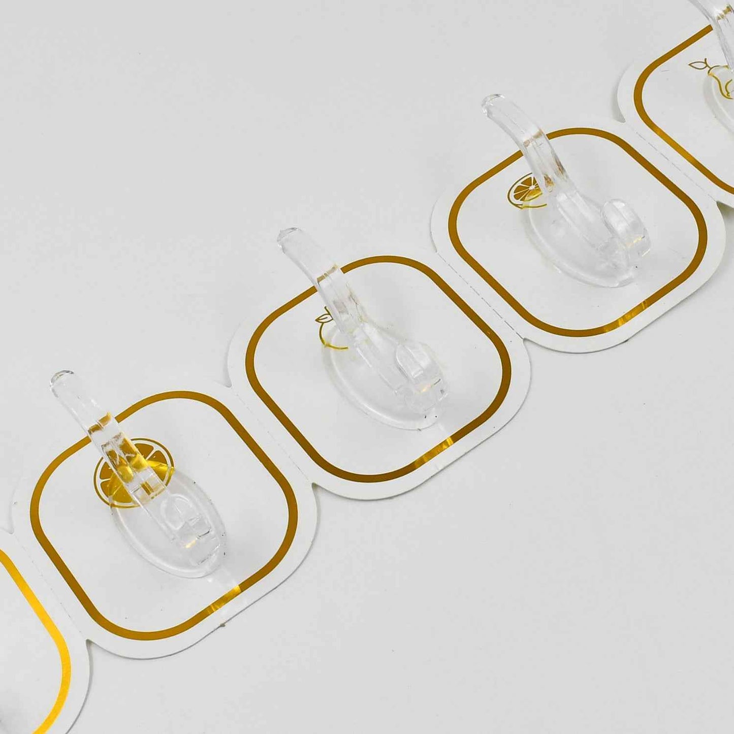 Transparent Adhesive Wall Hook (6 Pcs Set)