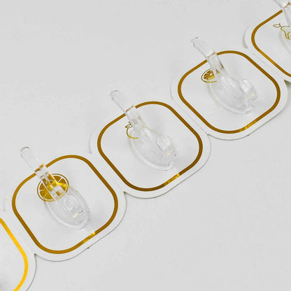 Transparent Adhesive Wall Hook (6 Pcs Set)