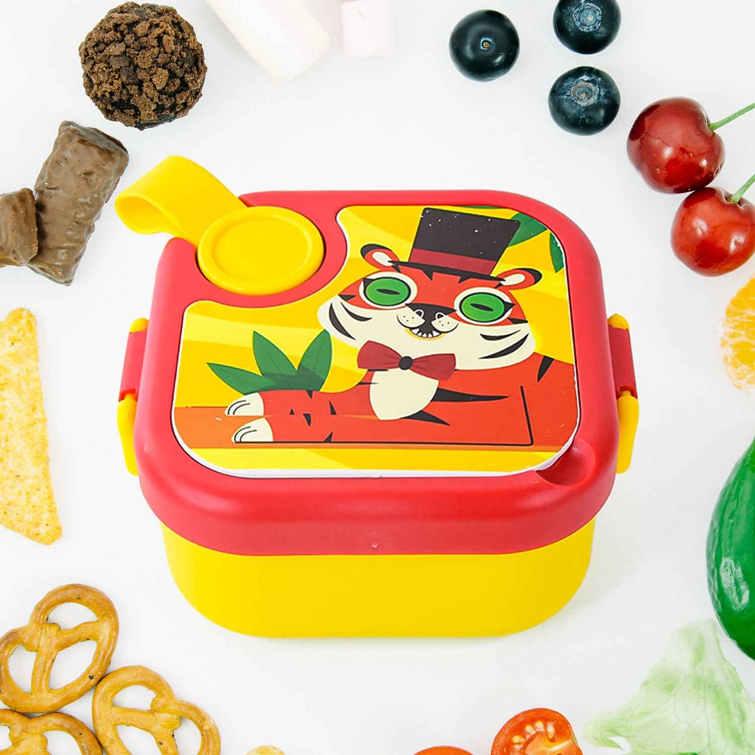 Ganesh Tangy Kids Stainless Steel Lunch Box - BeSh Deals®