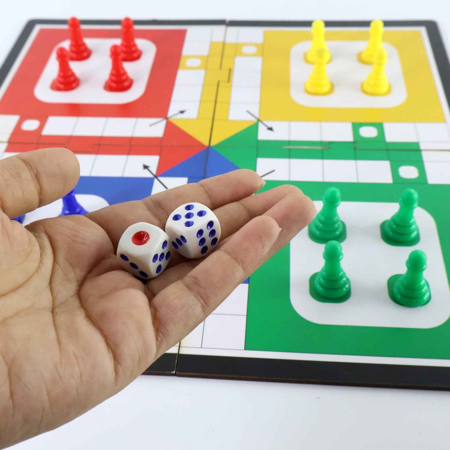 Pocket Ludo Travel Board Game - (1 Set)