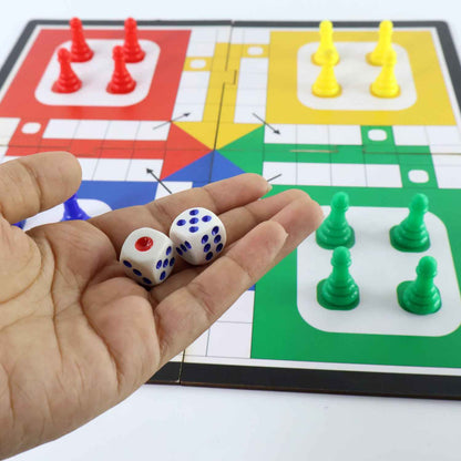 Pocket Ludo Travel Board Game - (1 Set)