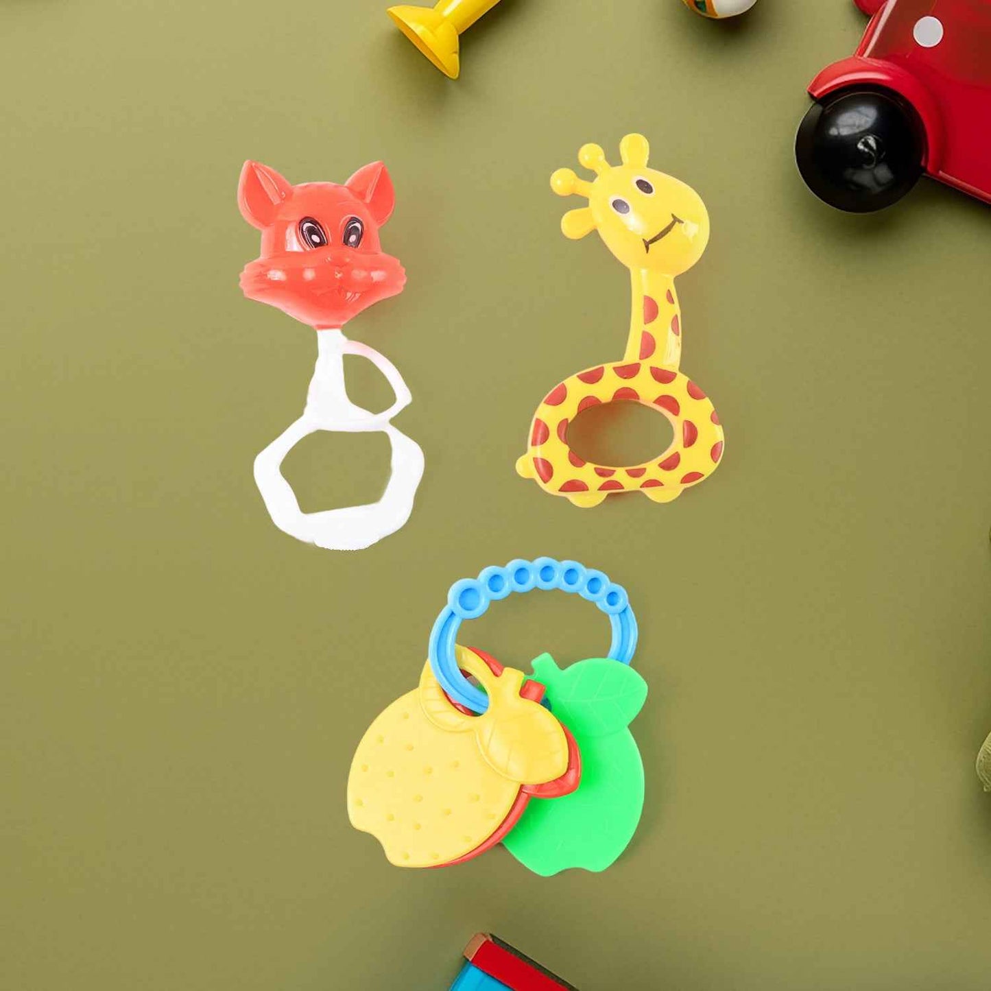 Baby Rattle Toy Collection For Infants 8 Pcs Set