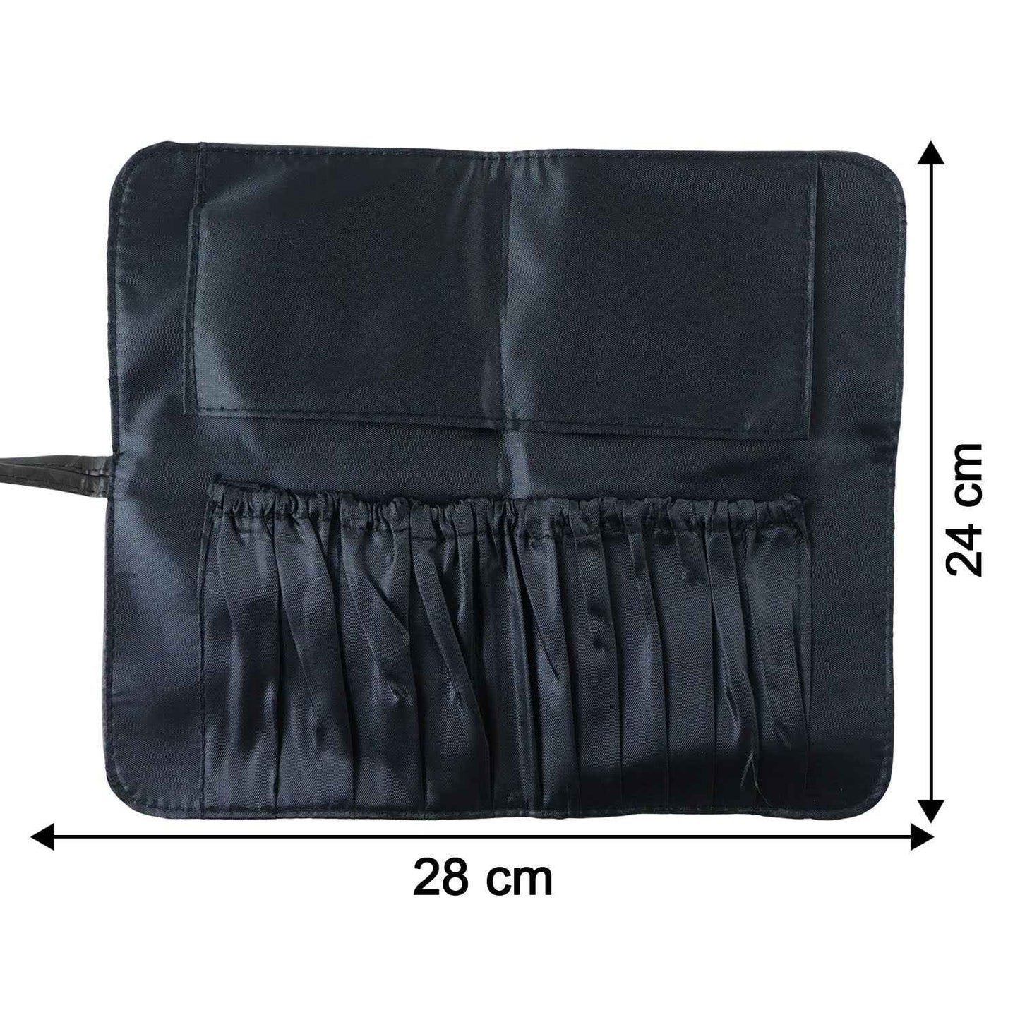 Premium Foldable Makeup Brush Organizer Bag (1 Pc)