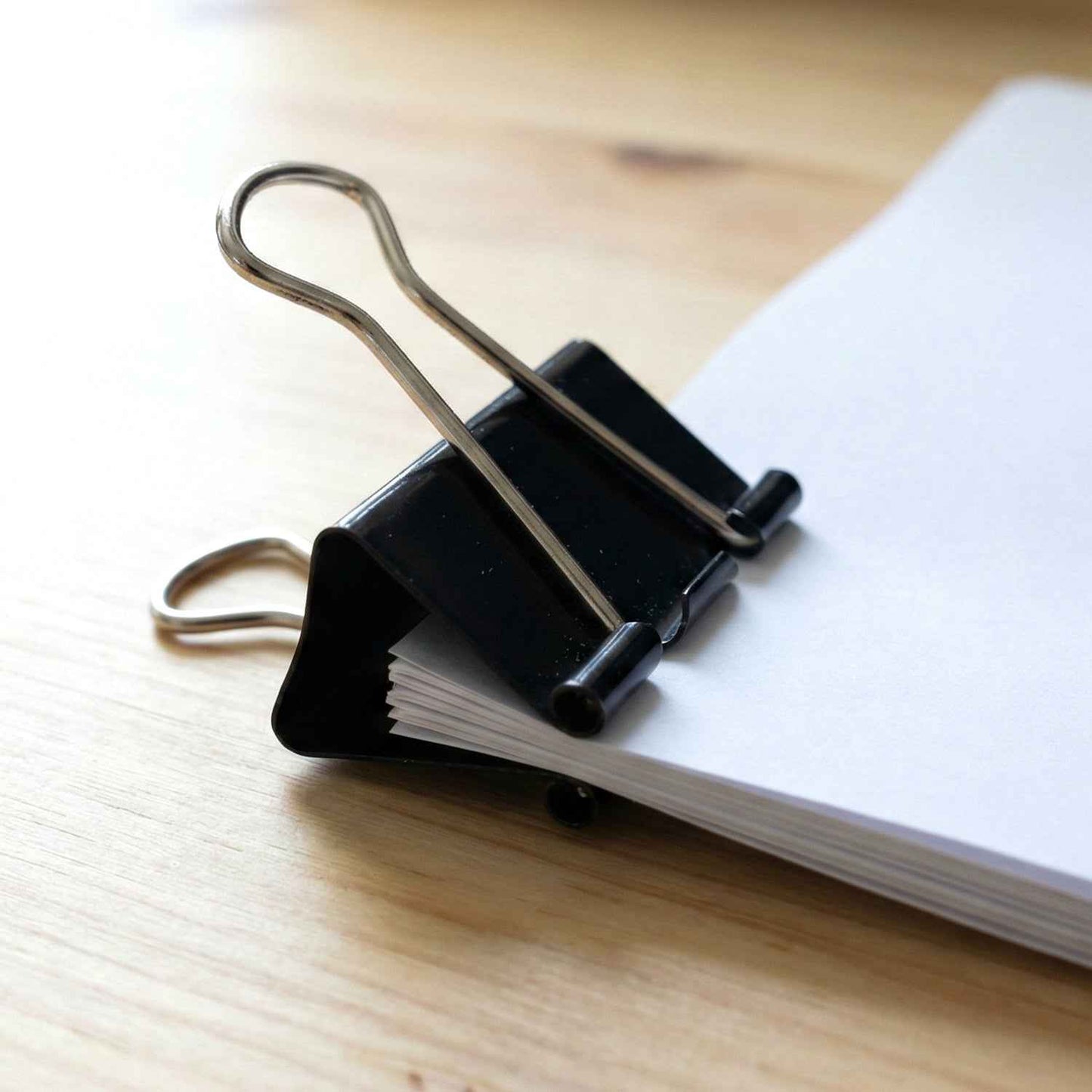 Heavy-duty Black Binder Clips Set (19 Mm 40 Pc)
